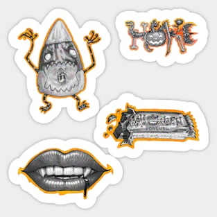 Halloween Candy Pack 5 Sticker